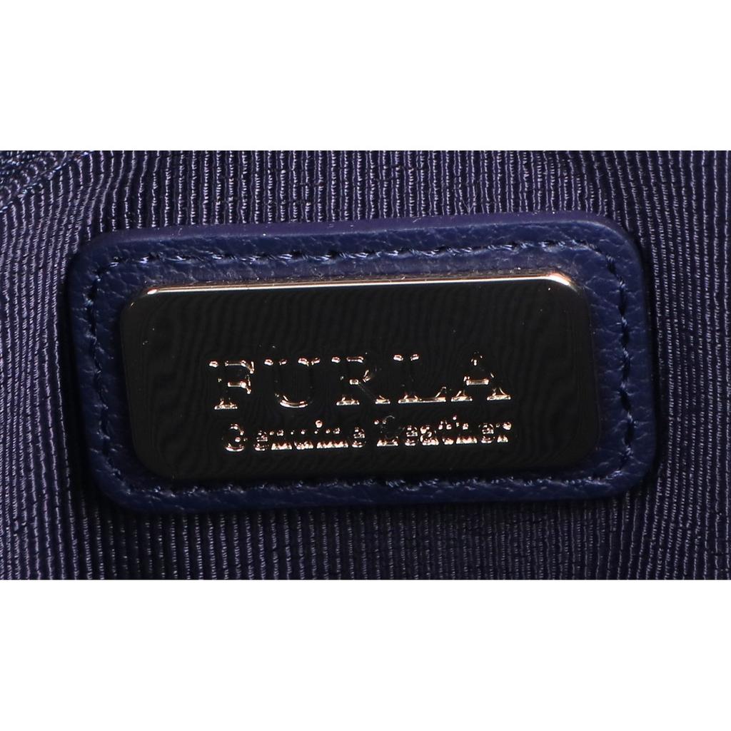 FURLA [Beautiful Condition] PIN S 2WAY Tote Bag NavyUsed