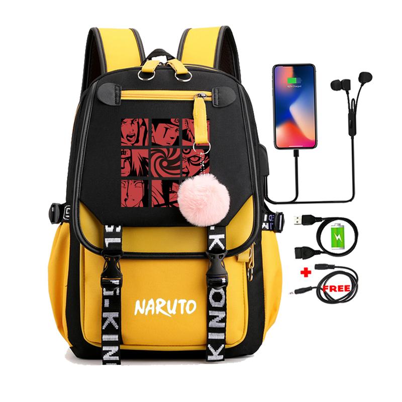 Anime Backpack Nezuko Kawaii Cartoon School Bag for Bag Manga To Travel Daily Girl Bookbag Adult Large Capacity Backpack