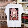 ZERO TWO Men's T-shirts Funny Hip Hop Summer Women Men Darling In The Franxx Anime Tshirts Streetwear Ulzzang Harajuku T-Shirt