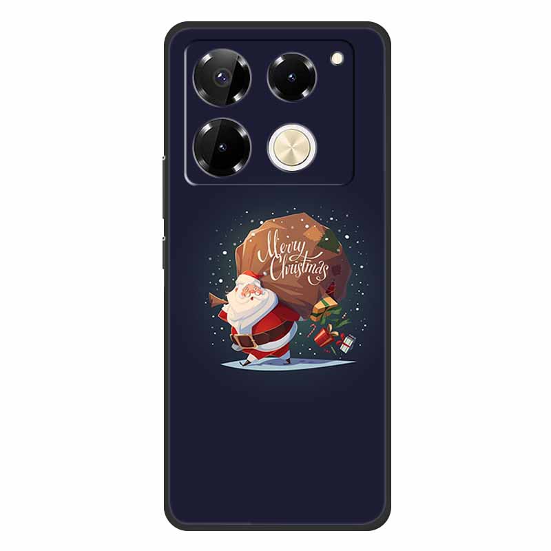 2024 Christmas Phone Cases For Infinix Note 40 Pro 4G 5G Cases Soft TPU Silicone For Note 30 4G  5G  Infinix Note 40Pro 30Pro 4G