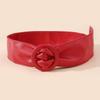 Adjustable Length Wide Waist Belt Wide Decorative Waistband Self-Tie Belt  For Party Daily Outfit