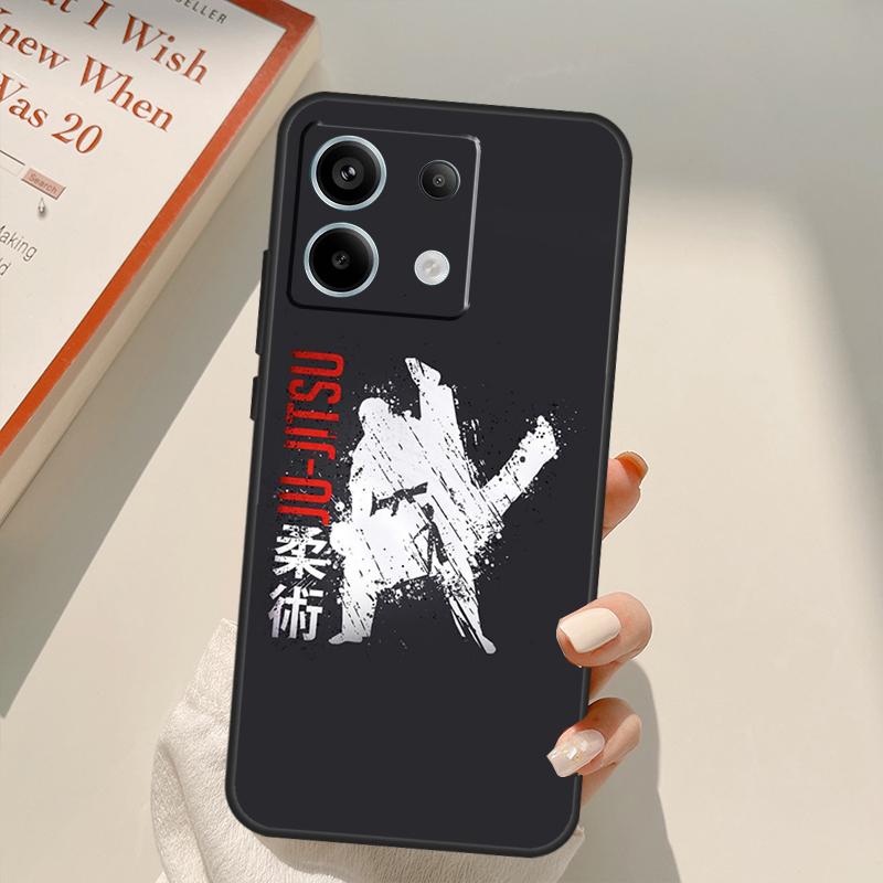 Japanese Martial Arts Judo Funda For Xiaomi Redmi Note 14 Pro 9 10 11 12 13 Pro 11S 12S Case For Redmi 14C 10C 12C 13C