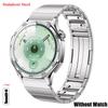 22mm Quick Fit Stainlesst Steel Strap for Huawei GT 6 46mm GT 6 Pro 46mm Titanium Business Men Side Detachable Band for Huawei W