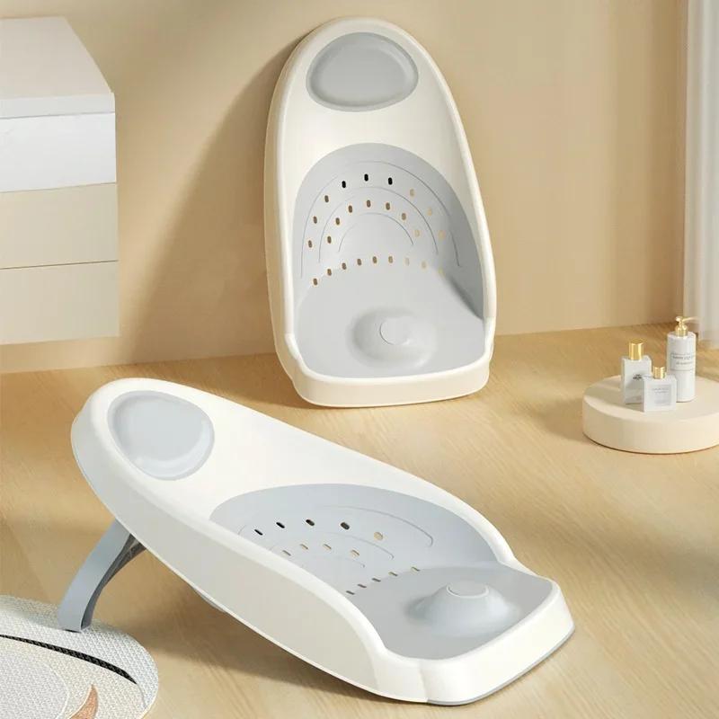 

Temperature Display Baby Bath Tub – Non-Slip Foldable Infant Bathtub Real-Time Water Temp Sensor, Portable & Safe for Newborns сірий колір