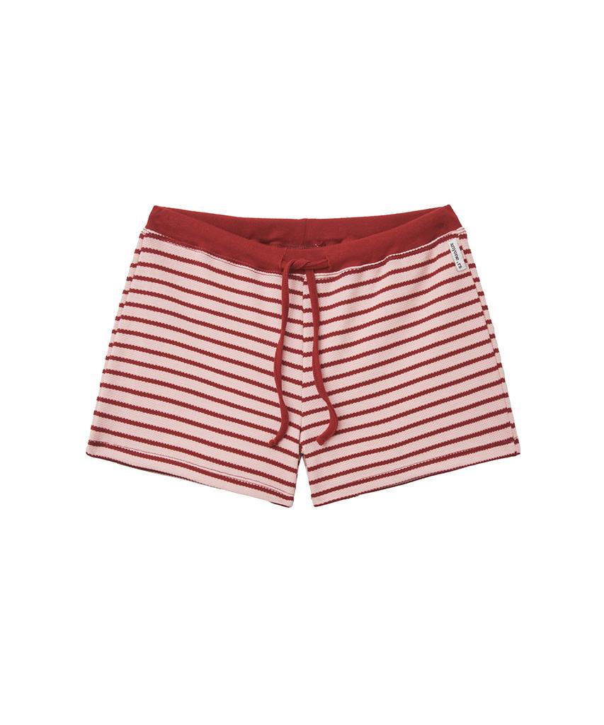 Lense Stripe Micro Shorts Pink