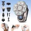 8D Head Shaver for Bald Men 6  in  1 Waterproof Wet   Dry Electric Razor LED Display