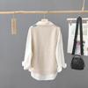 Spring Autumn Knitted Vest Tank Loose Sweater Coat Knitted Shirt Women's Wear