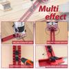 4 In 1 Multifunctional Cabinet Hardware Jig Router Guide Aluminum Router Circle Cutting Jig Router Milling Groove Bracket