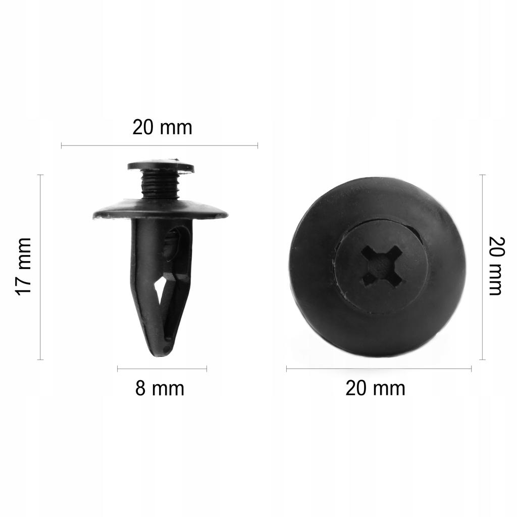 1X Expanding Plug Pin Ford Mazda Nissan 8mm