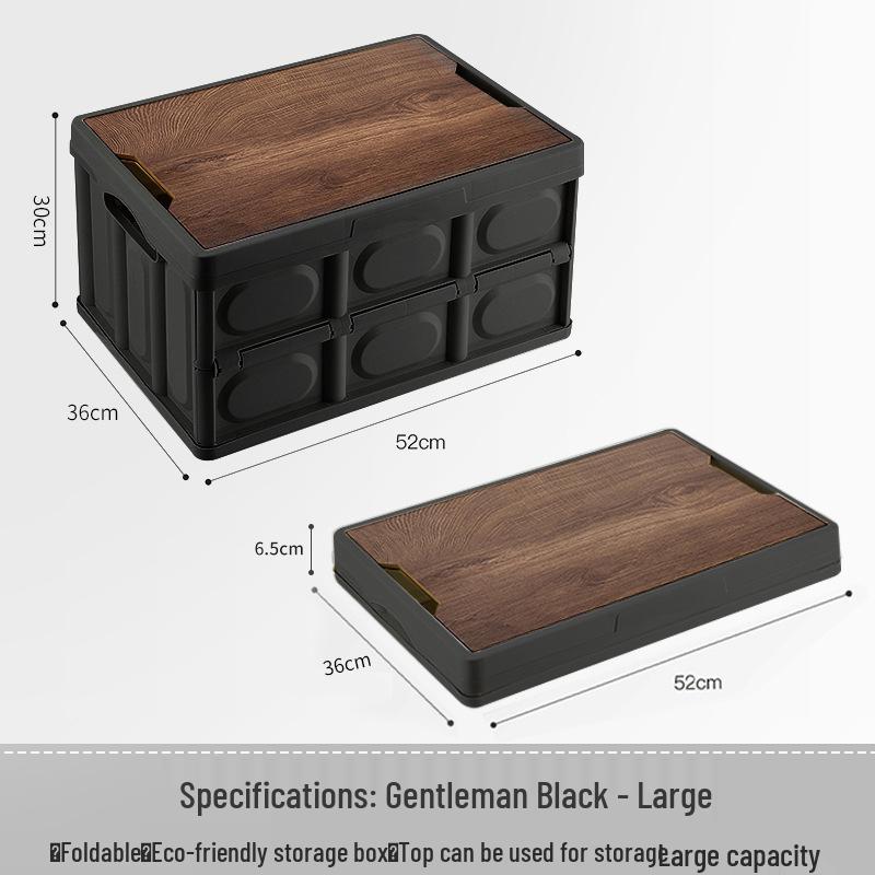 Boîte de Rangement Pliante Personnalisée pour Camping en Plein Air et Coffre de Voiture