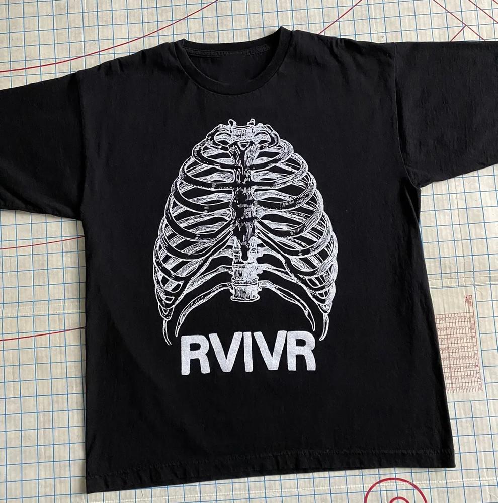 

Rare RVIVR Band Bone Graphic Black Full Size S-5XL Unisex T-Shirt L