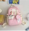 Schoolbag backpack cute girl schoolbag female Korean version star junior high school girl high school student large capacity high value backpack