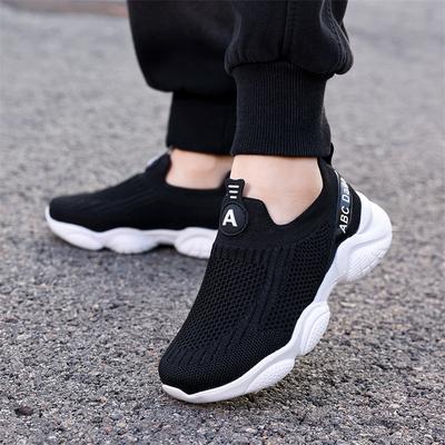 2025 Spring and Summer New Breathable Mesh Boys Lightweight Sports Shoes Girls One Pedal Breathable Casual Running Shoes