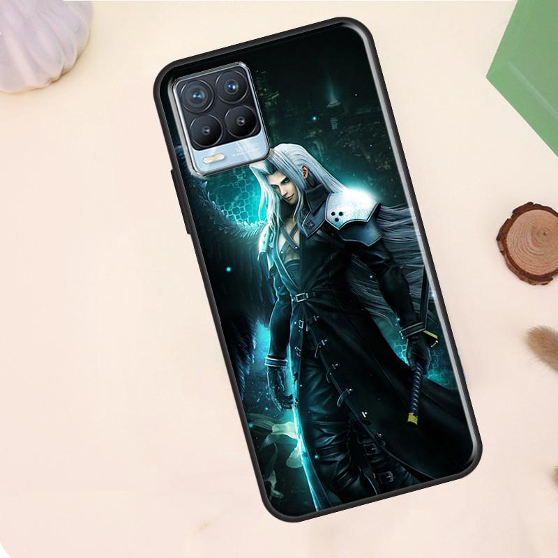 Final Fantasy Sephiroth Case For Realme C63 C61 C65 C67 C75 C55 C51 C53 C35 C71 11 12 13 14 15 Pro Plus GT6 GT7 Pro