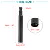 ACROPIX Universal Black Aluminum Alloy 50mm Bicycle French Valve Extender Extension - Set of 4
