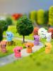 10-100pcs Cute Mini Resin Koala Miniatures Animals Figures Koala Figurine Tiny Animal Ornament for DIY Fairy Garden Decoration