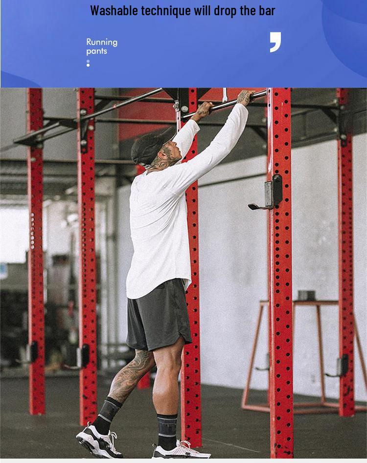 Men's Loose-Fit Double-Layer Running Shorts with Multi-Pockets for Sports & Outdoor Activities