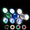 Creative Led Light Luminous Fidget Spinner Changes Golw In The Dark Stress Relief Toys For Kids ,6PCS
