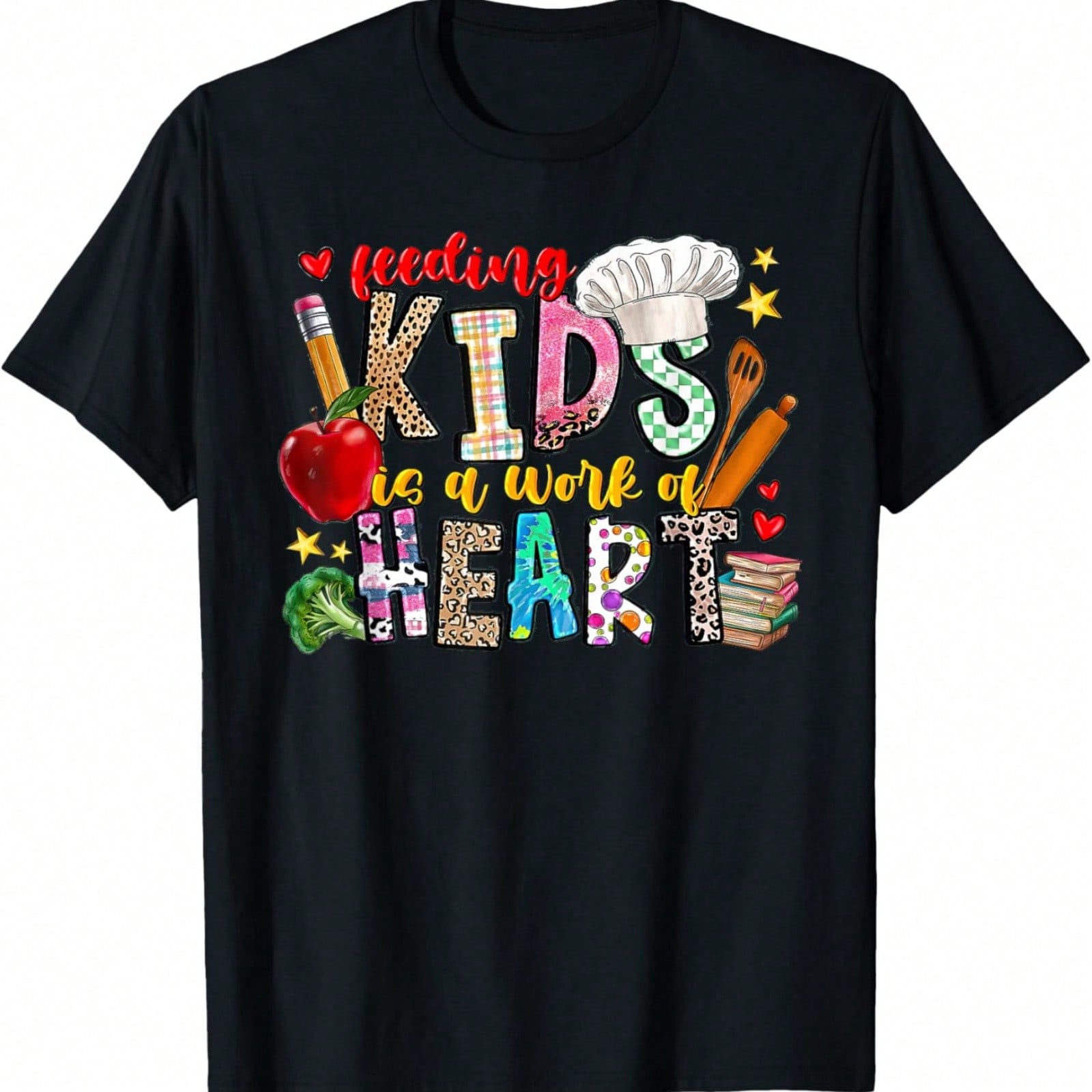 School Custodian Best Janitor Ever Mop Apple Cleaning T-Shirt S разноцветный