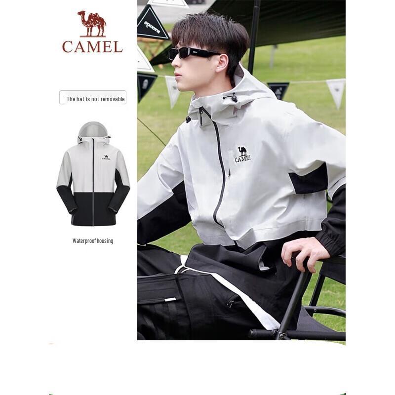 Camel Men s Outdoor Single-layer Windbreaker Jacket L