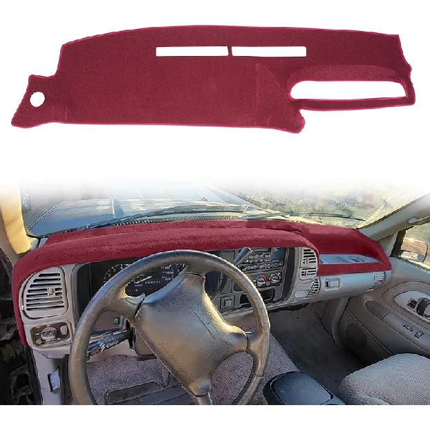 Dashboard Cover Dash Cover Mat Pad  Fit for 1995-1996 Chevy Chevrolet Silverado C1500 C2500 C3500 K1500 K2500 K3500 Tahoe Suburban,GMC Sierra Yukon