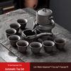 10-Piece Zisha-Style Ceramic Teaware Set with Wen Zhu Design