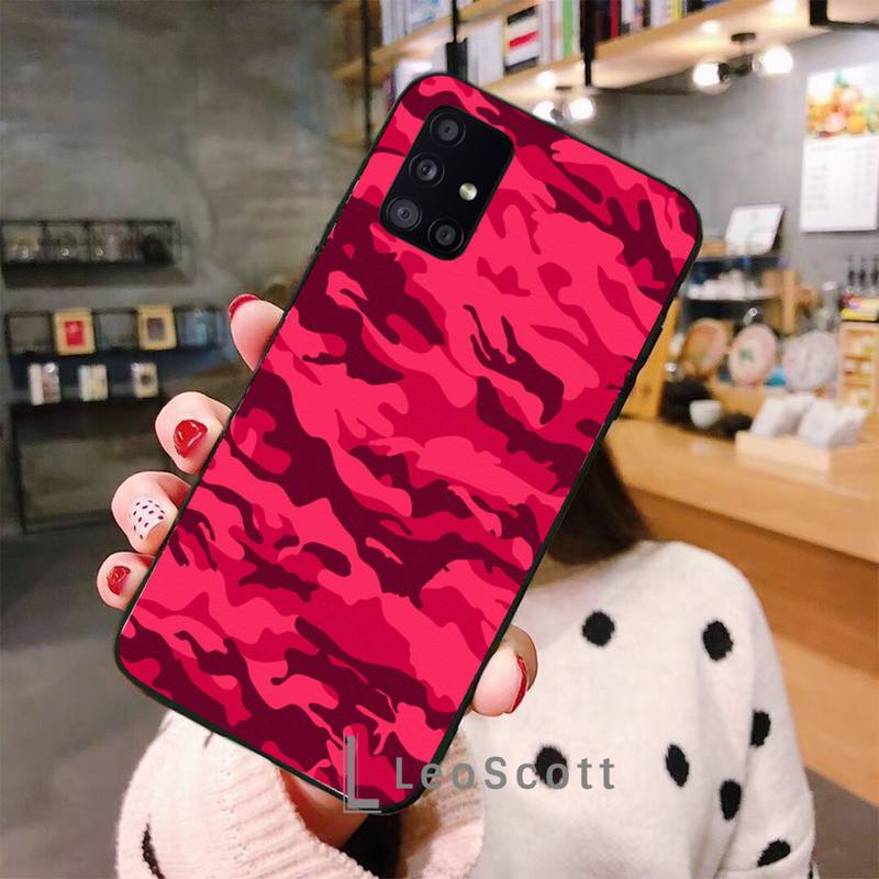 Military Army Camo Camouflage Phone Case For Samsung A50 A51 A71 A20E A20S S10 S20 S21 S30 Plus Ultra 5G M11