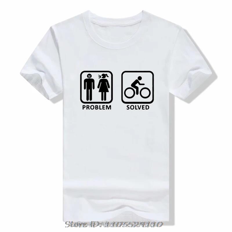 Problem Solved Unisex TShirt New Summer O Neck Cotton Motorcycle Biker T Shirt Fahion Casual Streetwear Tshirt Tops Tees S