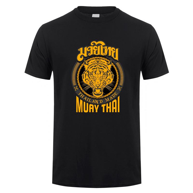 Tiger Sagat Muay Thai Thailand T Shirt Summer Cool Unisex Cotton Short Sleeve Tshirts Gift Unisex Tee Tops DY020