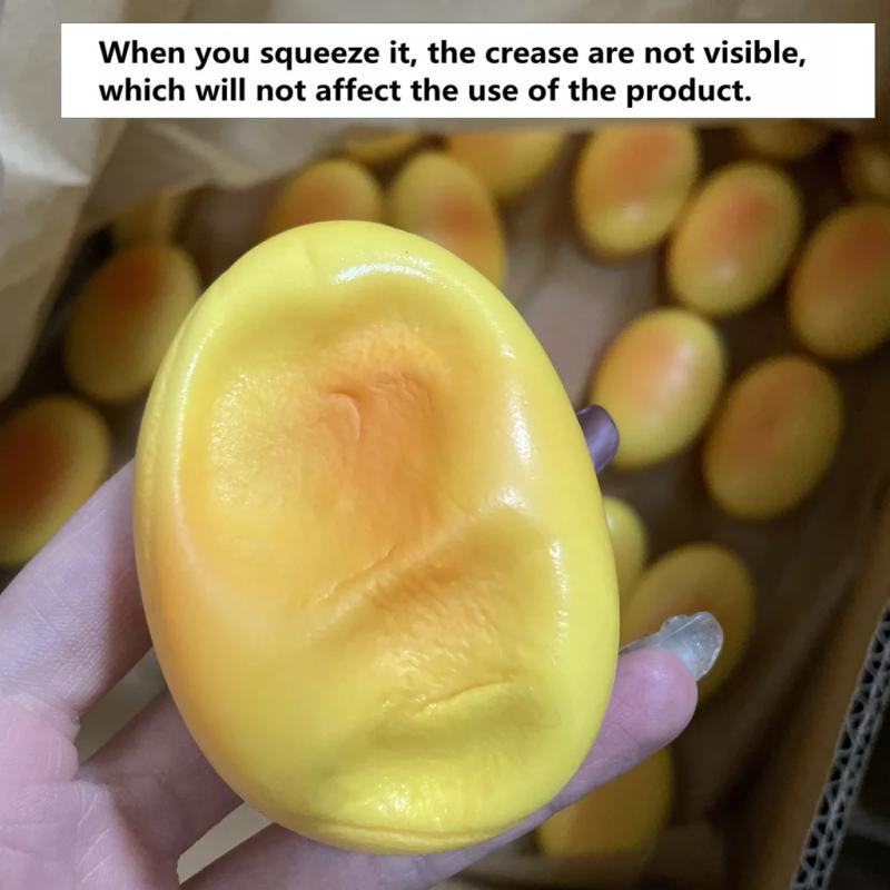 Squishy Cheese Cake Bread Squeeze Toys Stress Relief Slow Rising Sensory Fidget Toys For Kids And Adults Soft Squeeze Toys