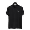 Spring Summer Menswear Silk Men's round-Neck Short-Sleeved T-shirt