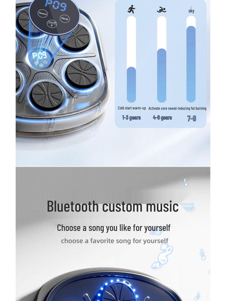Bluetooth Smart Boxing Target for Home Fitness and Training