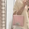 New Striped Handheld Mobile Phone Bag Small Handheld Style Key Sanitary Pad Pouch Cotton Toilet Bag Women