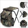 Folding Stool Backpack Multifunction Sturdy Stable Portable Chair Multi Pockets for