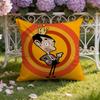 Mr. B-Bean Cartoon Cushion Cover Home & Car Dual-Scene Pillow Cover: Reversible For Premium Comfort