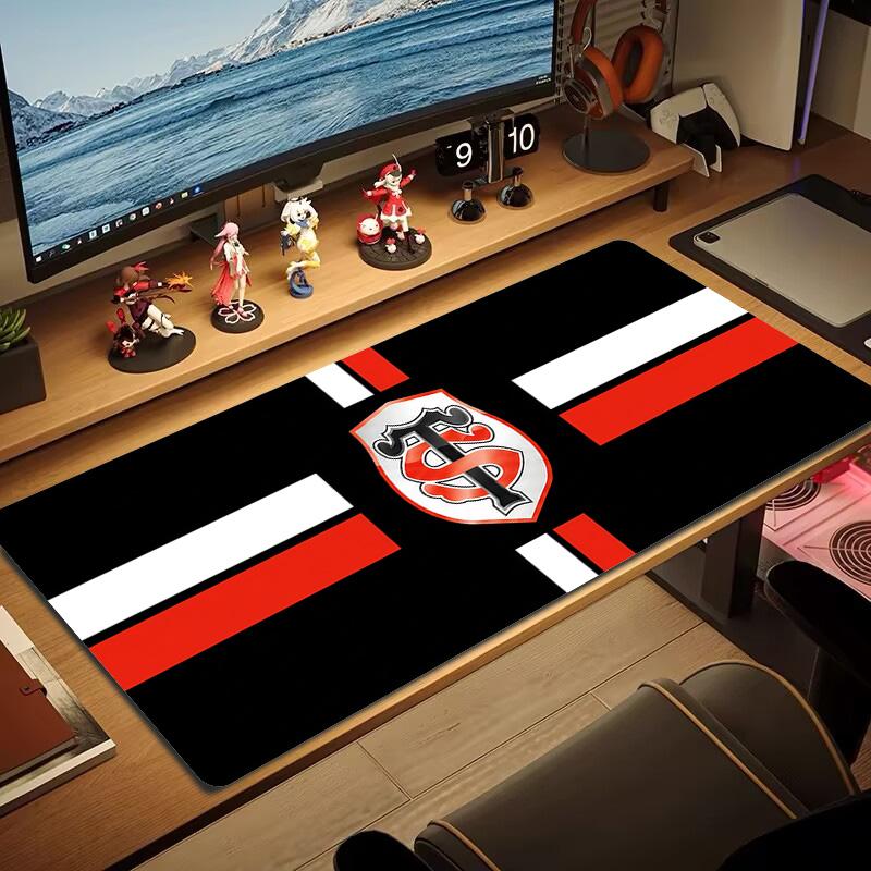 TS Shield Lace Solid Color Mouse Pad Large Gaming Table Cushion Non-slip Laptop Tablet Big Mousepad XXL Mat Mini PC Playmat With Lock edge