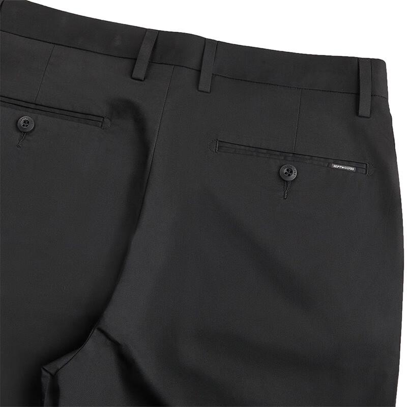 SEPTWOLVES Men's Business Casual Straight-Leg Trousers