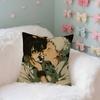 T-The Summer H-Hikaru Died Throw Pillow Covers Pattern Cushion Cover Suitable For Sofa Bedroom Car Pillow Cover