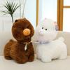 Stuffed Alpaca Animal Plush Toy Short Velvety Fur Kids Room Decor Plush Doll
