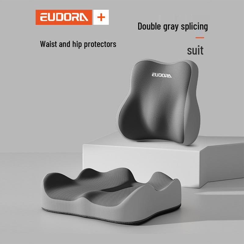 Ergonomic Memory Foam Lumbar Support Cushion for Office, Car, and Student Seating