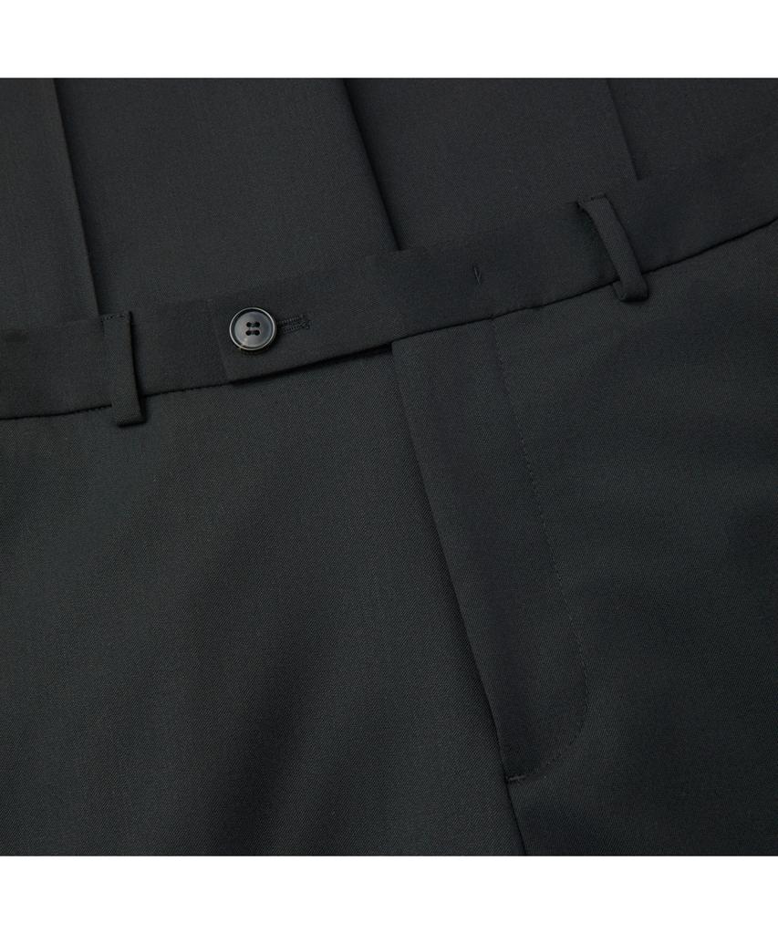 Keoseuuteommellou Black Relaxed Fit Wool Blended Setup Pants Cwpas26221Bkx