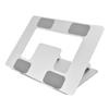 Laptop Stand Collapsible Portable Aluminium Alloy Notebook Support Computer Riser Stand Silver