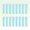 20Pcs Fresh Floral Water Tubes Leak Proof Preservation Tubes with Rubber Caps Perfect for Flower Shop Supplies 7.2x1.8cm Sky
