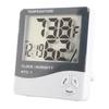 Innen-Thermometer Hohe Genauigkeit mit Großbildschirm Weckerfunktion Digitales Hygrometer für Zuhause