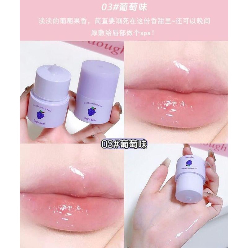 Gege Bear - Frucht-Extrakt Lippenbalsam - 4 Sorten