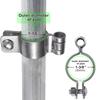 Stainless Steel Accessories for Chain Link Fence Gate Mounting