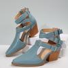 Large Size Fashion High Heel Sandals Women New Thick Heel Shoes