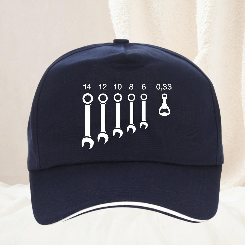 Schraubenschlüssel Schraubenschlüssel Bierflaschenöffner Werkzeuge Baseballkappe Verstellbar Unisex Sportmützen Bierflaschenöffner Papa Werkzeug Mütze