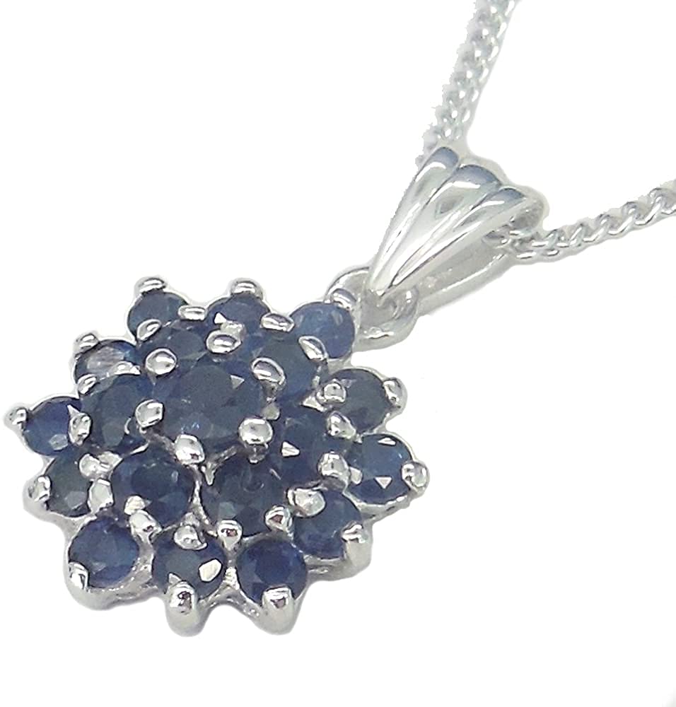 

and Me Jewelry Подвеска в виде цветка из натурального сапфира 19 камней 11132 [You Box] [Камень сентября] [Ювелирные изделия] [Подарочная упаковка]