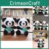 Fluffy And Cute Panda Plush Keychain Soft And Cuddly Bag Accessory 12cm